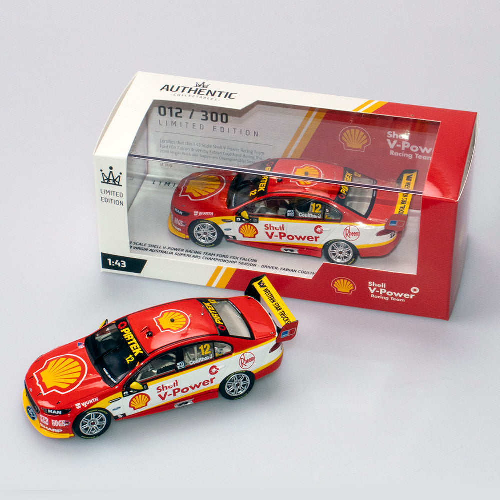 1:43 Shell V-Power Racing Team #12 Ford FGX Falcon Supercar 2018 VASC Season