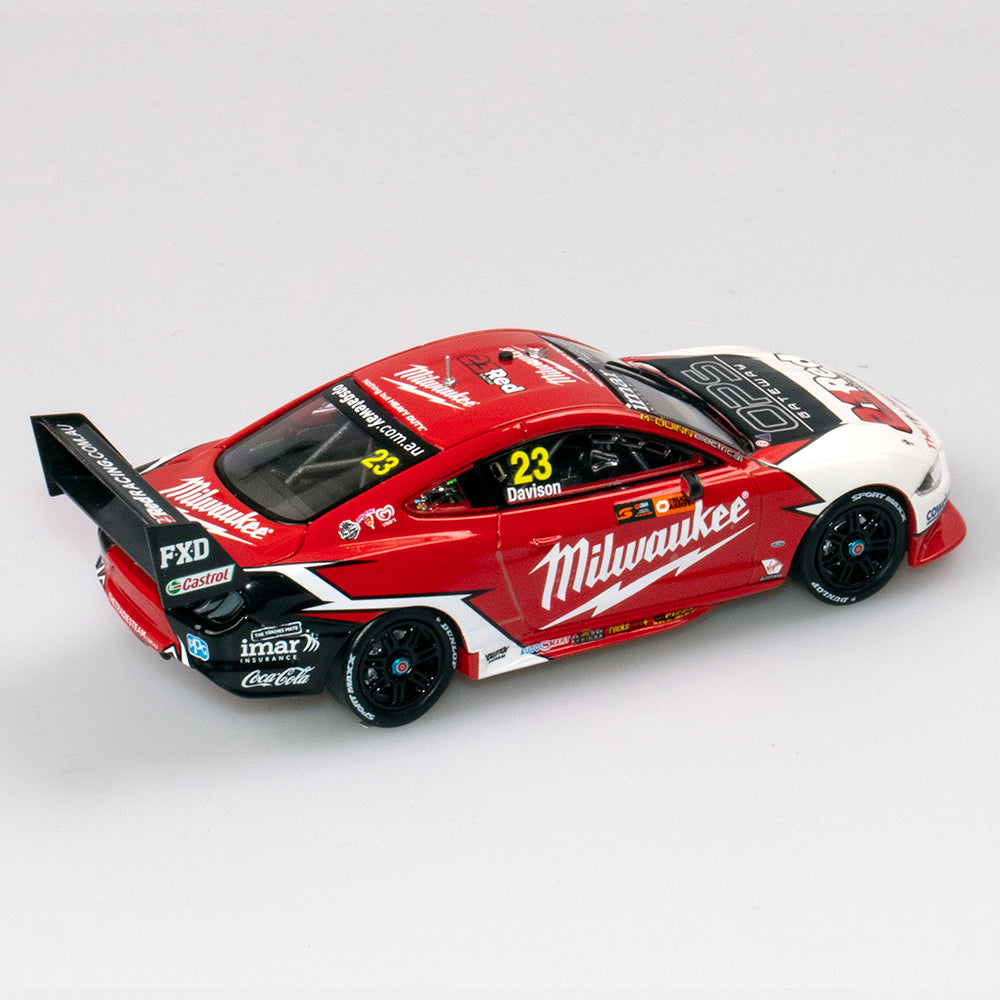 1:43 Milwaukee Racing #23 Ford Mustang GT Supercar - 2019 Championship Season