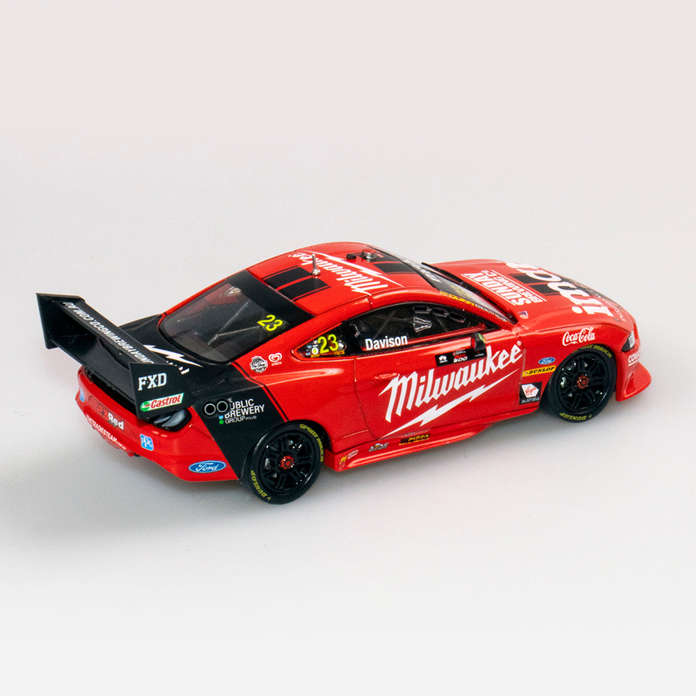 1:43 Milwaukee Racing #23 Ford Mustang GT Supercar - 2020 Championship Season