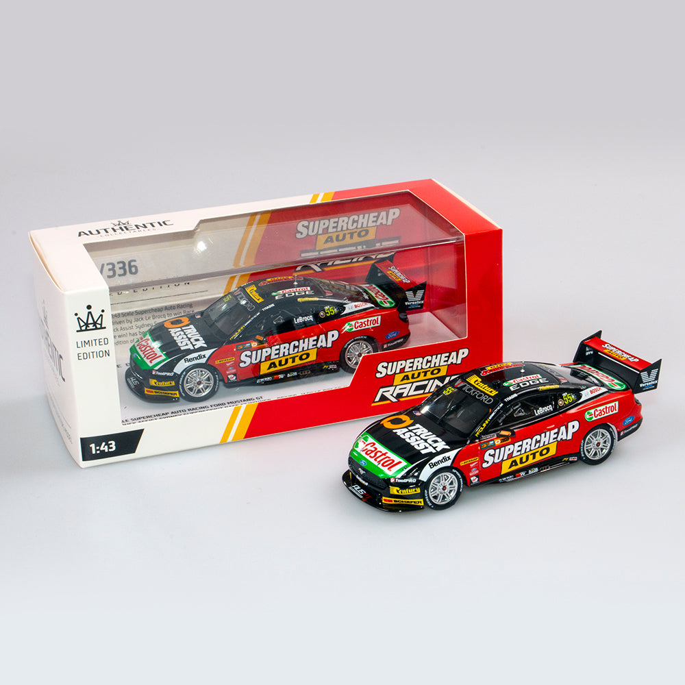 1:43 Supercheap Auto Racing #55 Ford Mustang GT Supercar - 2020 Championship Season (First Race Win Livery)