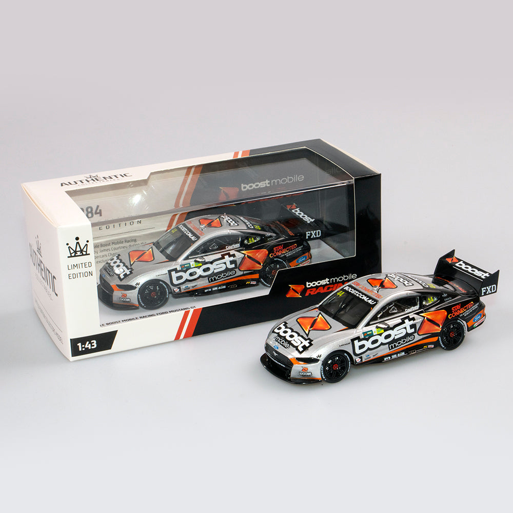 1:43 Boost Mobile Racing #44 Ford Mustang GT Supercar - 2020 Championship Season