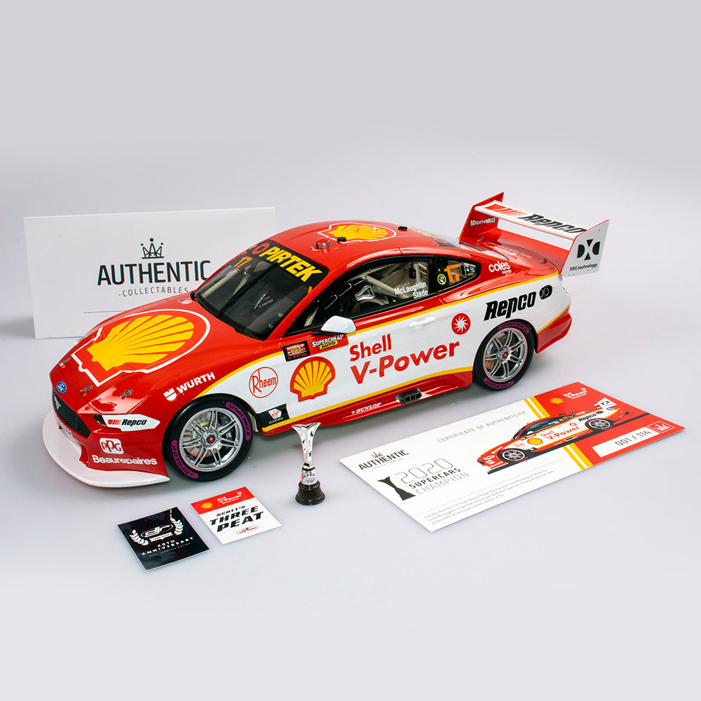 1:12 Shell V-Power Racing Team #17 Ford Mustang GT Supercar - 2020 Championship Winner