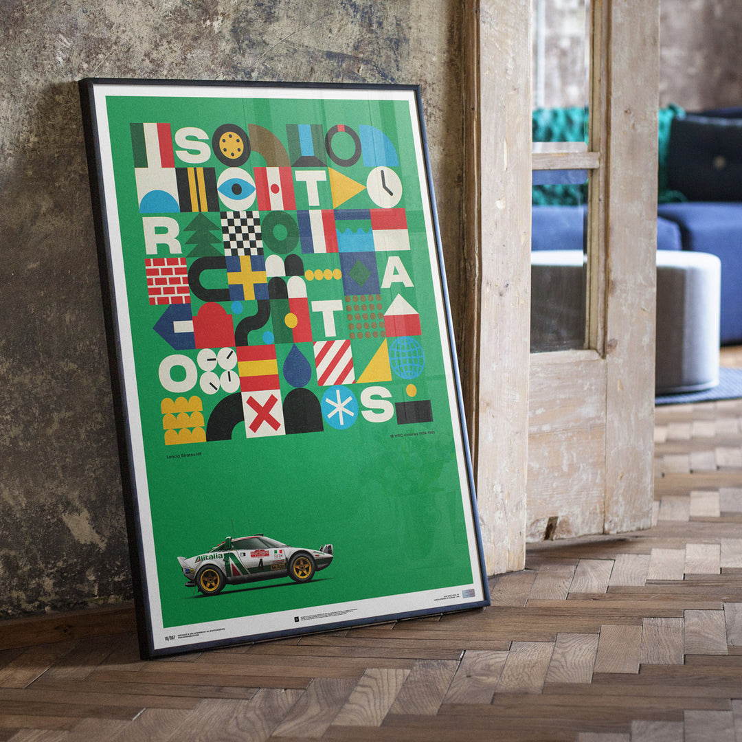 Lancia Stratos HF Alitalia Artist Edition Print