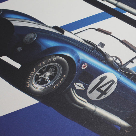 Shelby Cobra Mk III in Blue Print