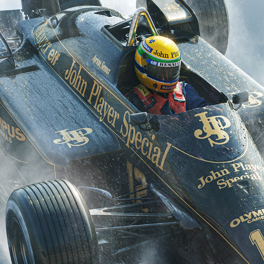 Lotus 97T - Ayrton Senna - Rainmaster - Estoril, 1985 - Collector’s Edition Print