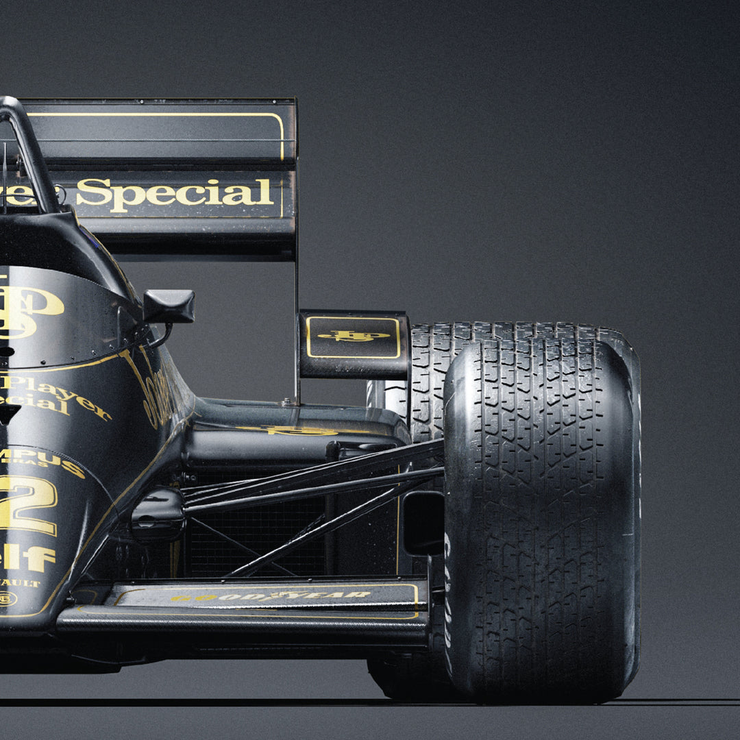 Lotus 97T - Ayrton Senna - The First Win - Estoril, 1985 - Limited Edition Print