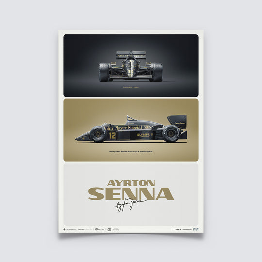 Lotus 97T - Ayrton Senna - The First Win - Estoril, 1985 - Limited Edition Print