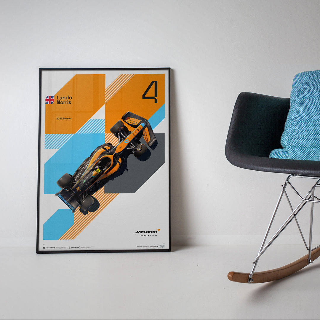 McLaren Formula 1 Team - Lando Norris - 2022 Limited Edition Print