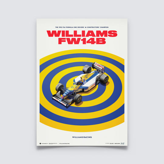 Williams Racing - FW14B - F1® World Drivers' Champion - 1992 | Limited Edition