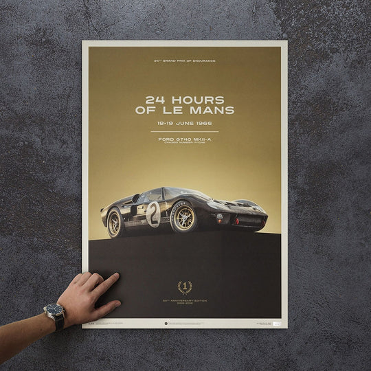 Ford GT40 1966 LeMans 24HR Winner Print