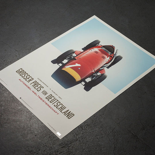 Maserati 250 F 1957 German GP Winner Print