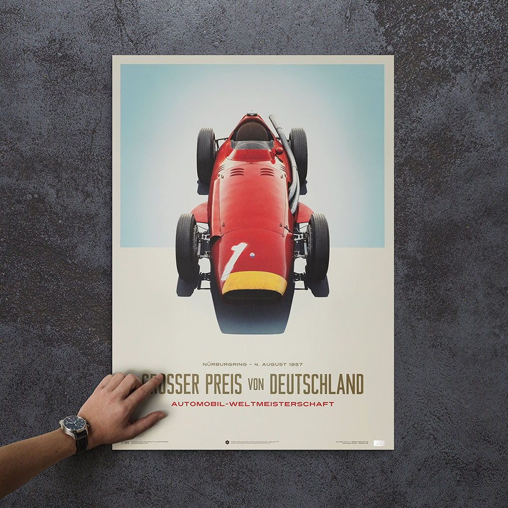 Maserati 250 F 1957 German GP Winner Print