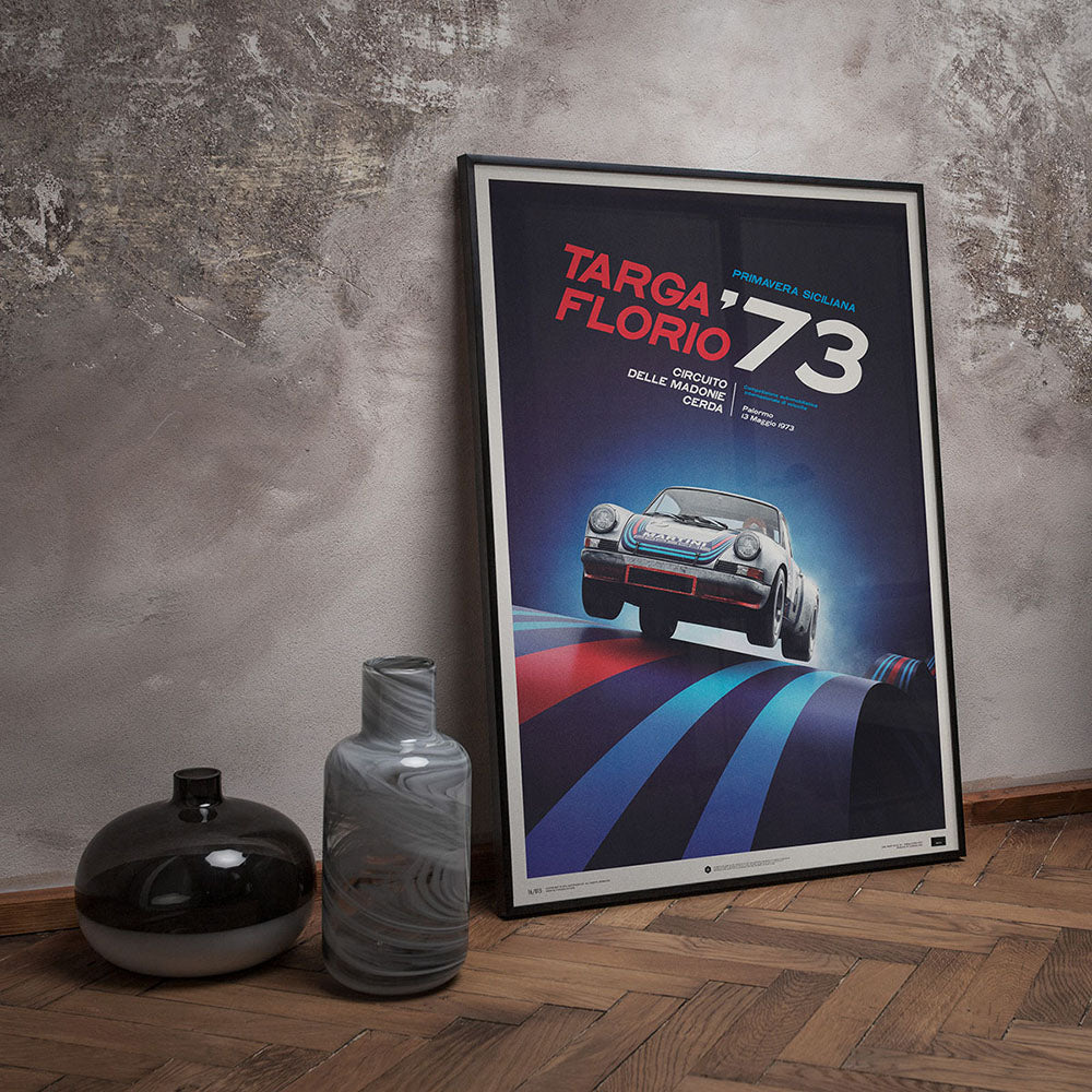 Porsche 911 RSR 1973 Targa Florio Winner Print