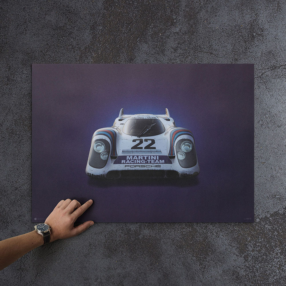 Porsche 917 Martini 1971 LeMans 24HR Winner Colors of Speed Print