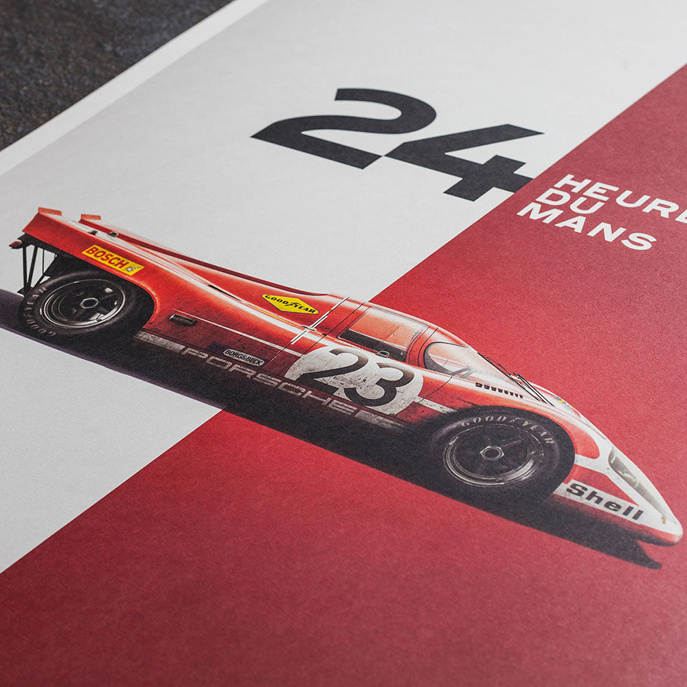 Porsche 917 1970 LeMans 24HR Winner Print