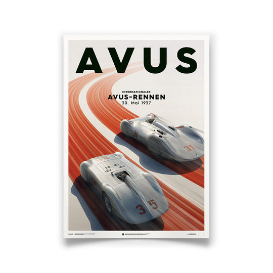 Silver Arrows Avus Print