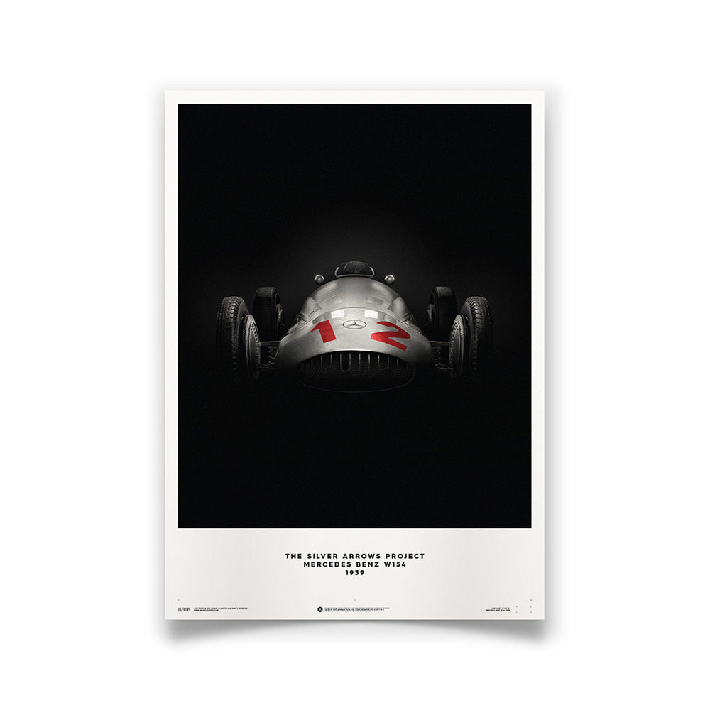 Silver Arrows Mercedes Benz W154 Print